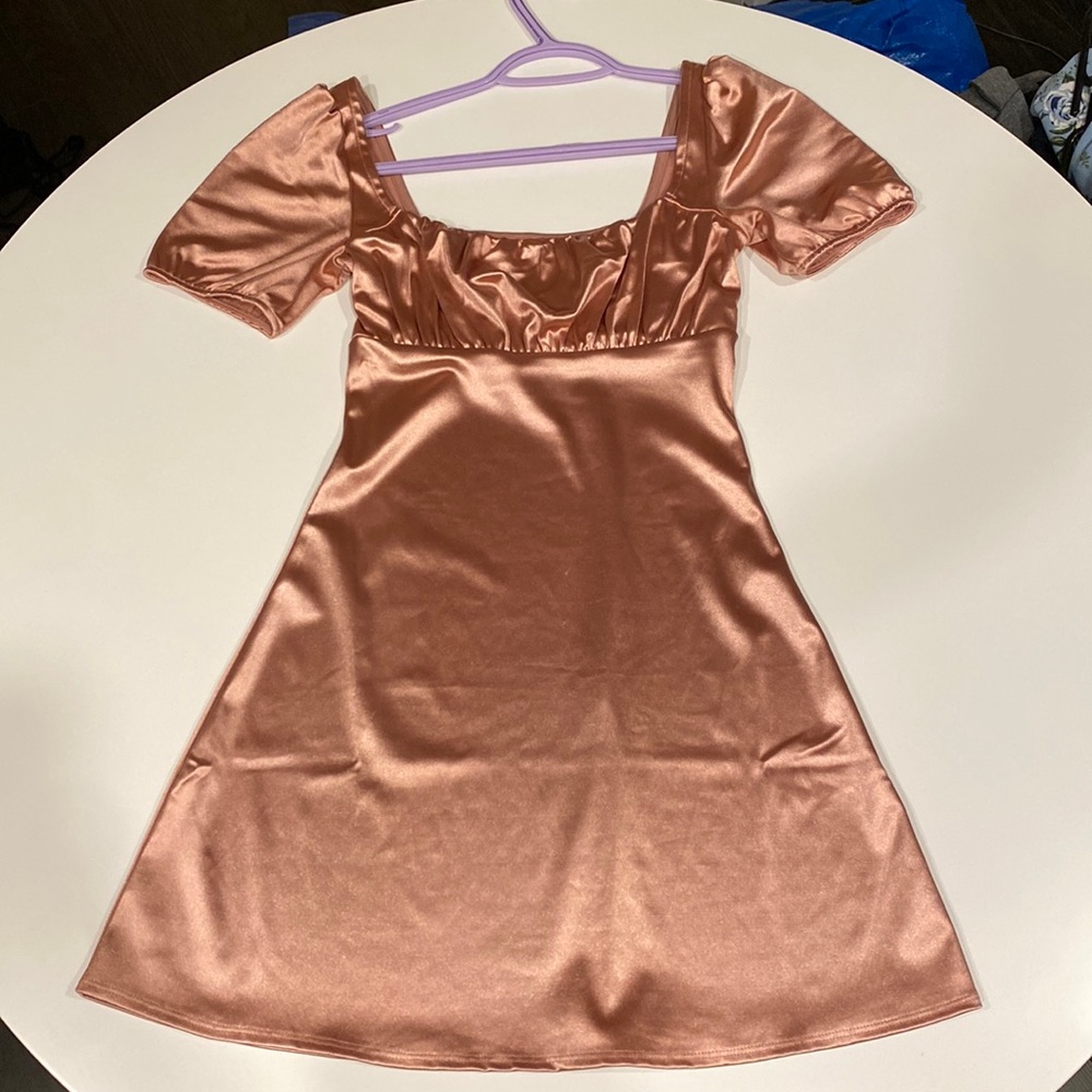 Rose Gold Dress Never Worn have same in silver